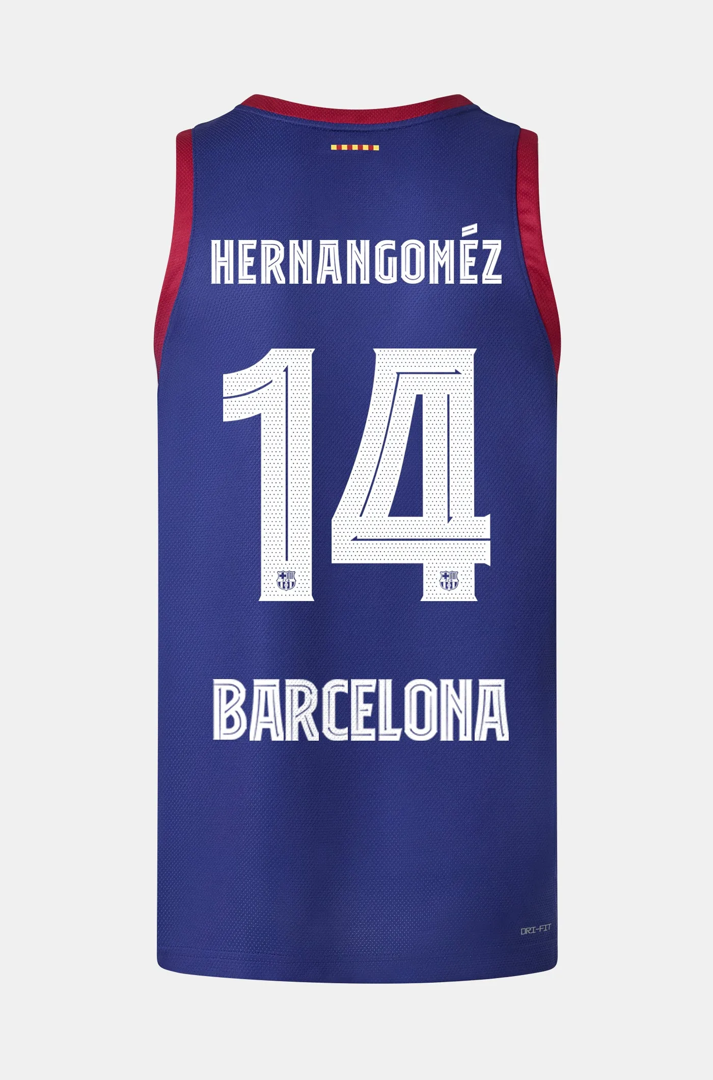 Euroleague FC Barcelona home basketball shirt 23/24 - HERNANGMEZ