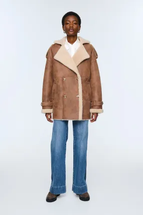 Evander Shearling Short Coat