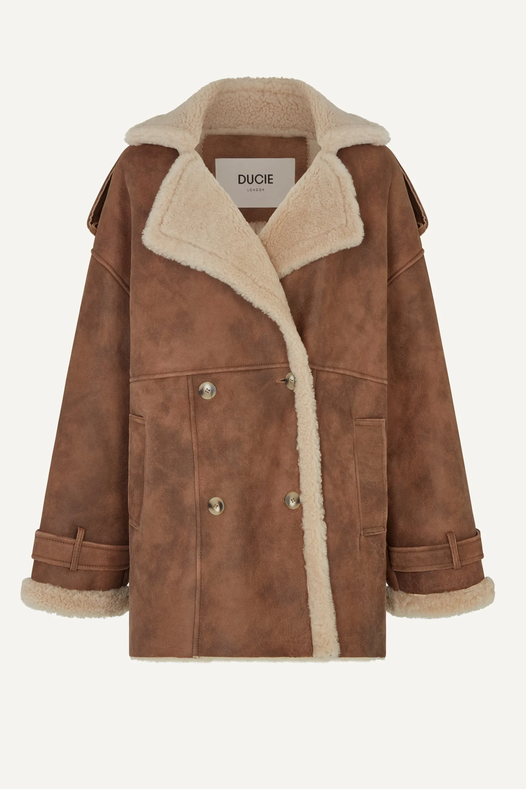 Evander Shearling Short Coat