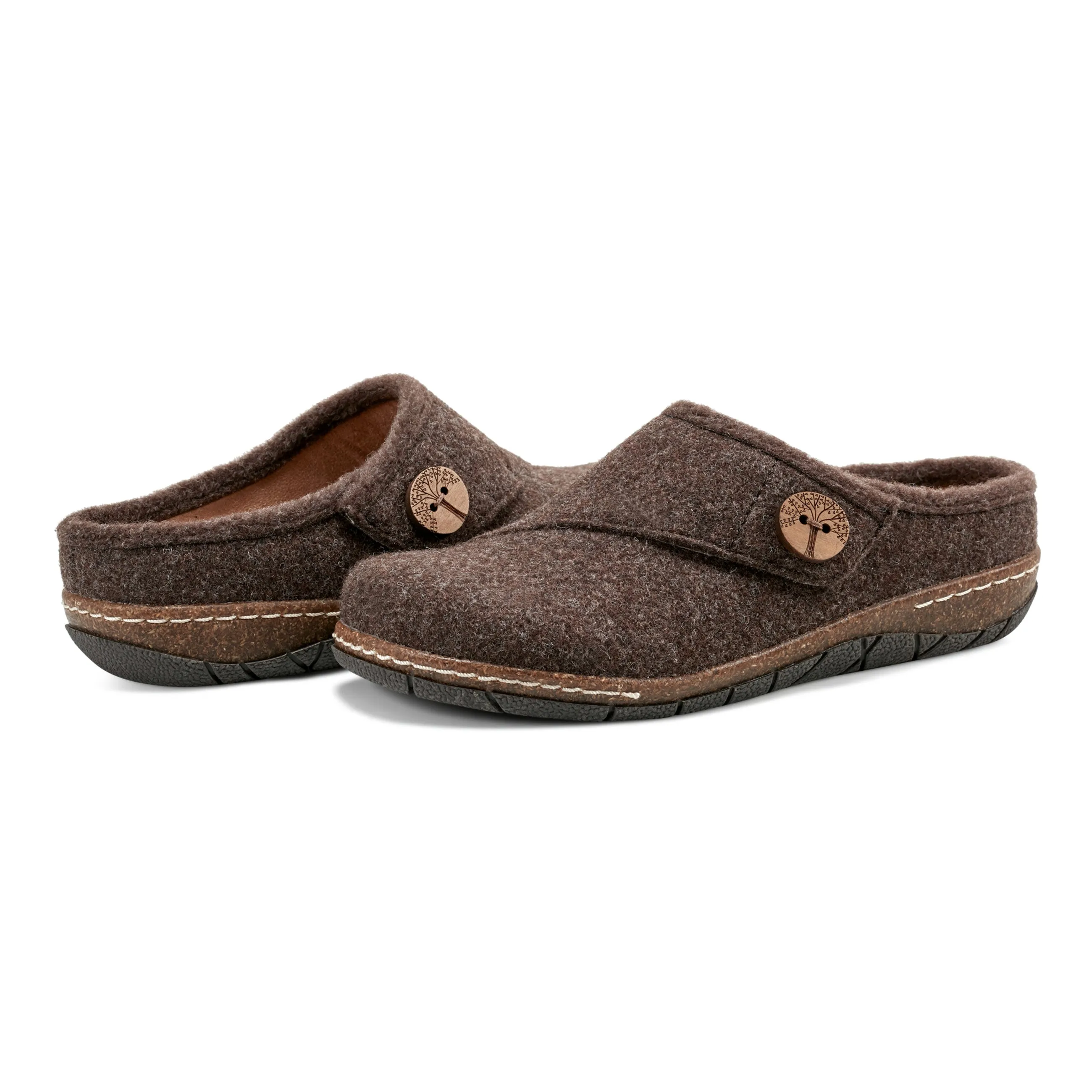 Ezra Round Toe Casual Slip-on Flat Clogs