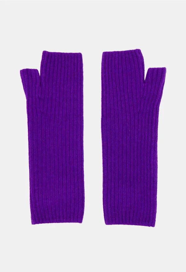 FINGERLESS MITTENS NEON PURPLE - V VON GOAT