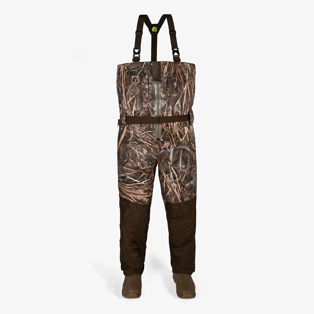 Gator Waders Mens Realtree Max-7 Omega Uninsulated Zip Wader