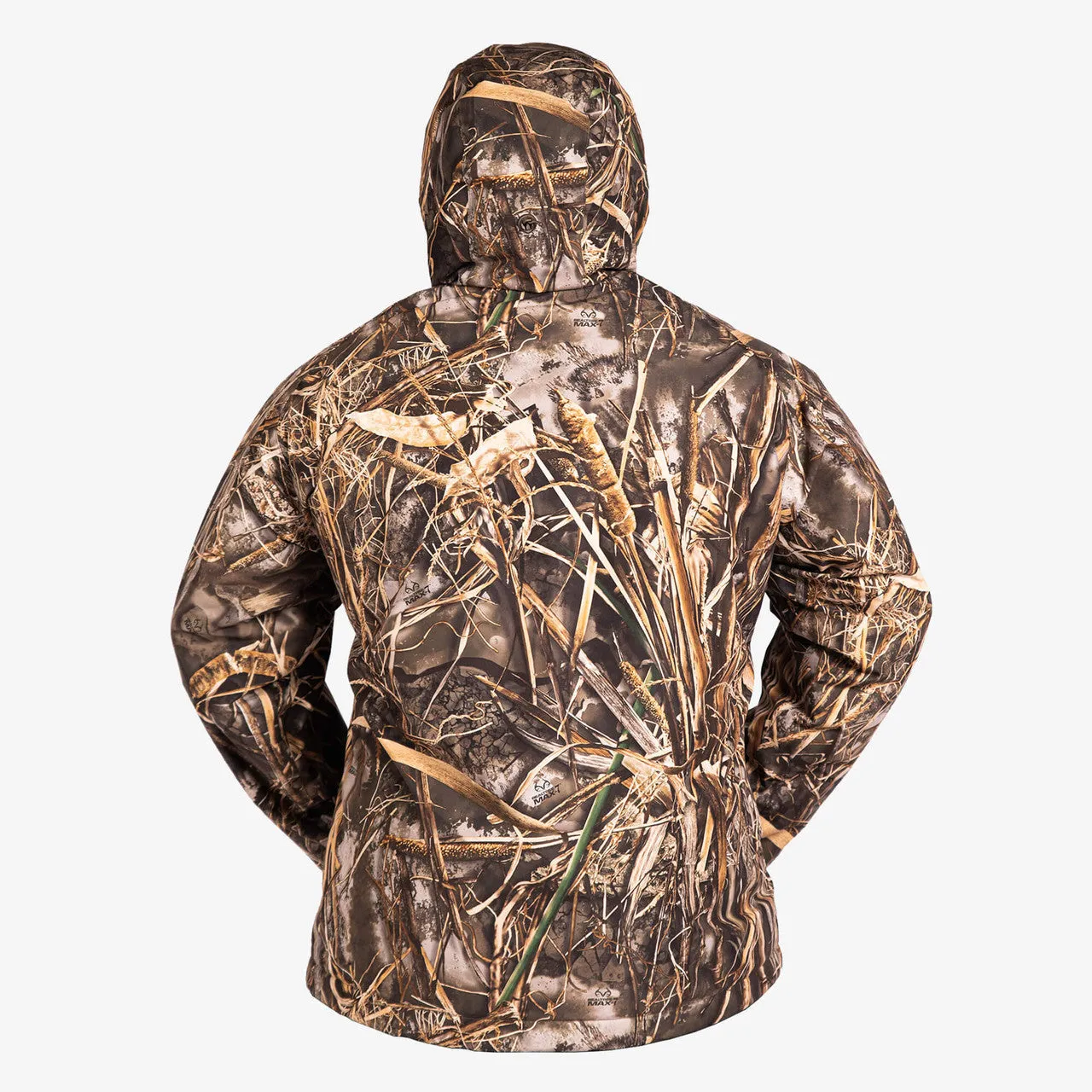 Gator Waders Mens Realtree Max-7 Waterproof 1/2 Zip Bog Hoodie