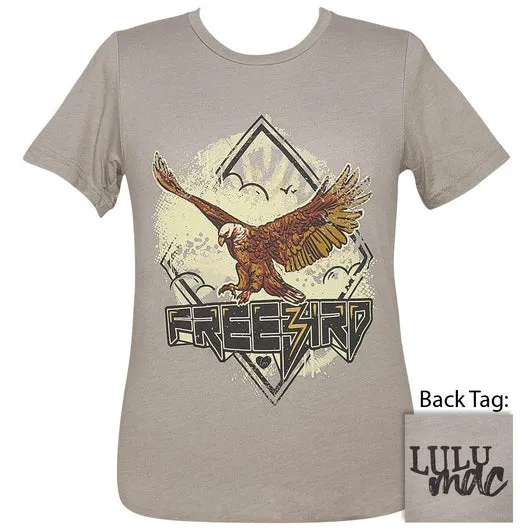 Girlie Girl Lulu Mac Free Bird Canvas T-Shirt