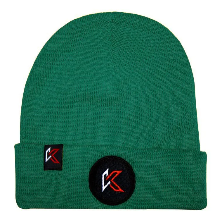 Green K Icon Beanie Hat