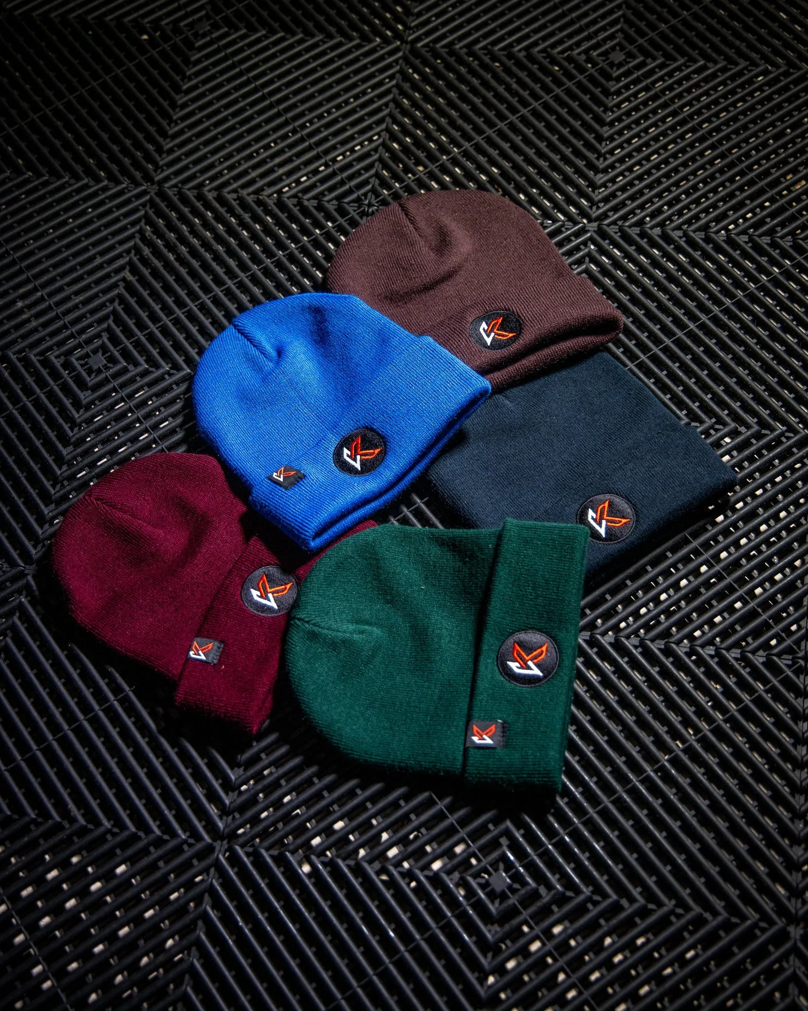 Green K Icon Beanie Hat