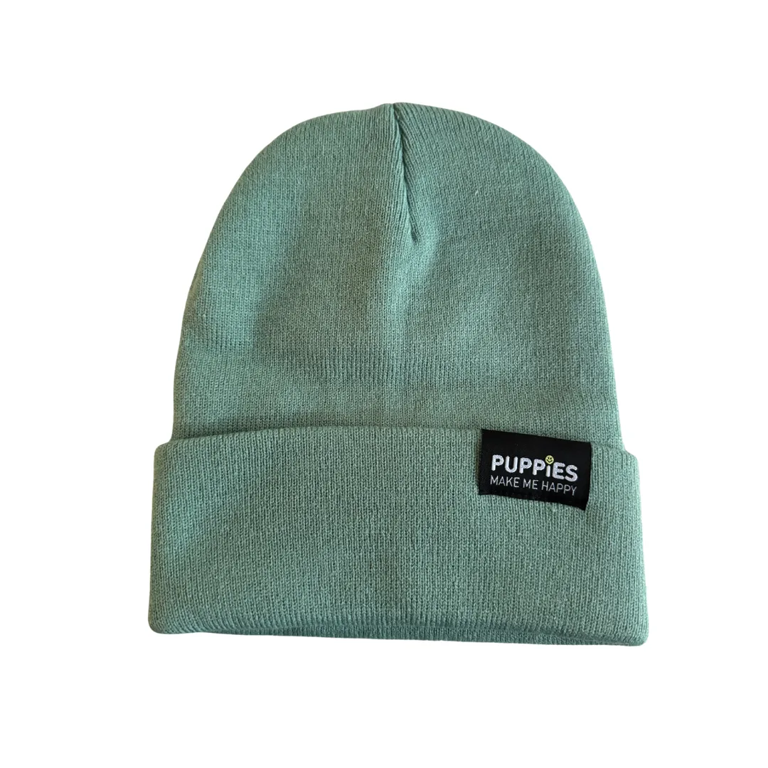 Happy Reversible Label | Beanie