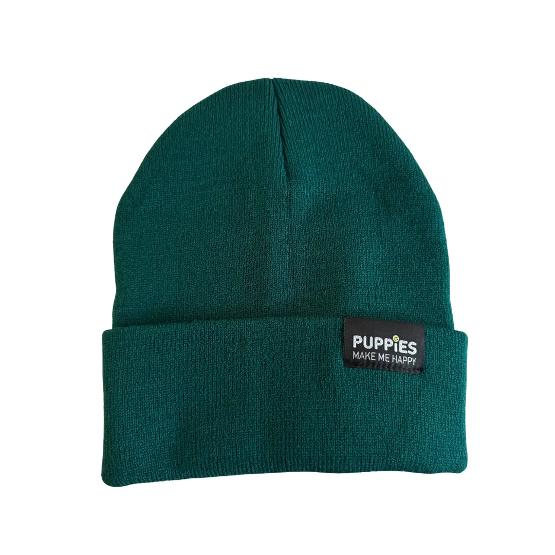 Happy Reversible Label | Beanie