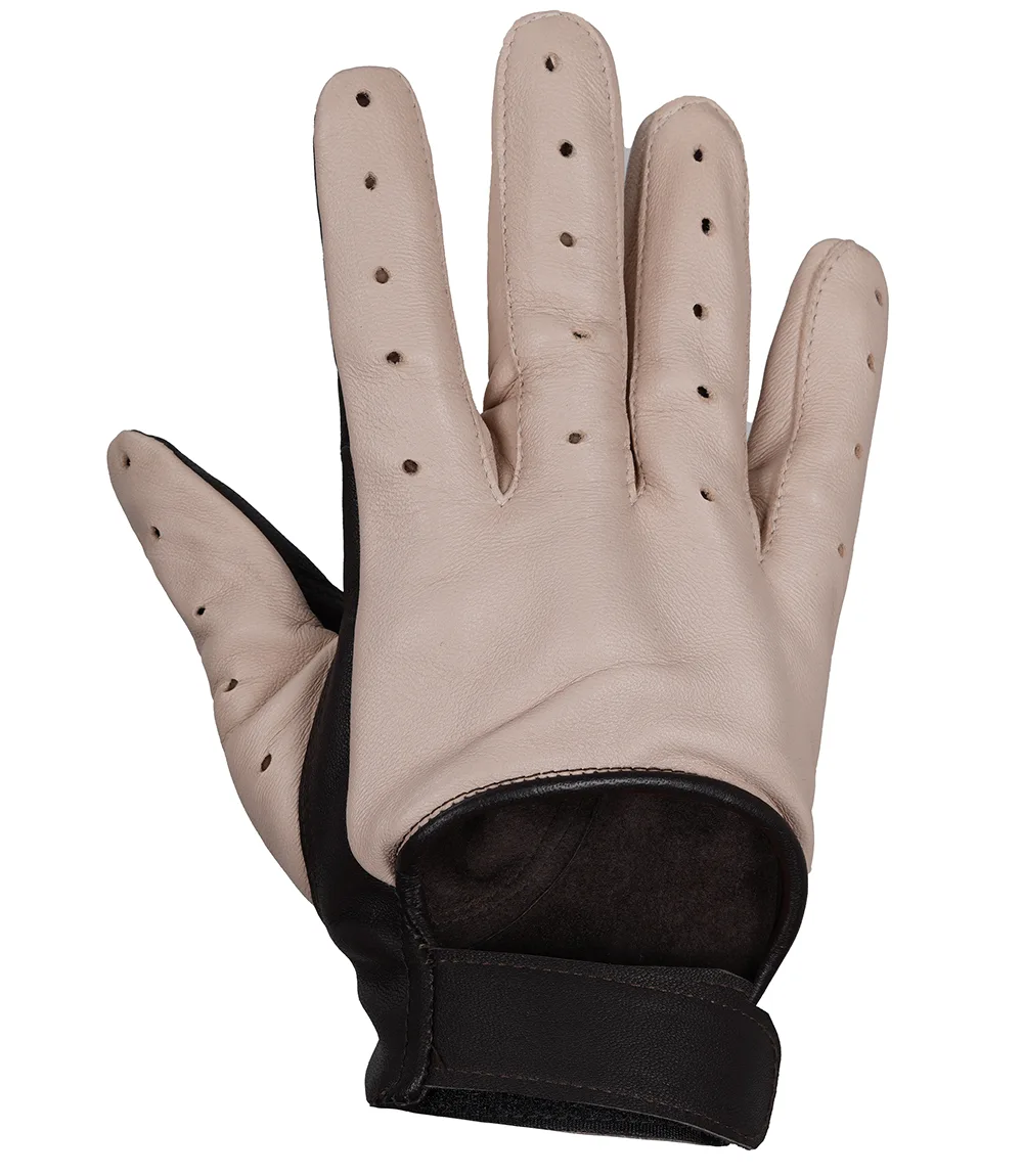 Harrison Men's Beige Leather Gloves