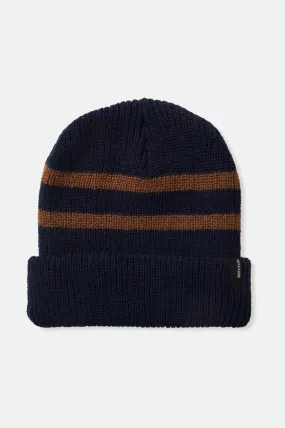 Heist Beanie - Navy/Bison