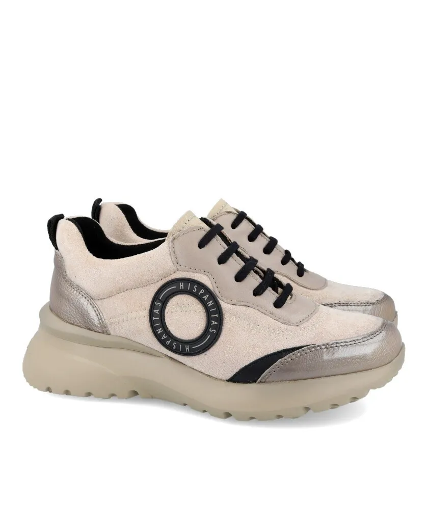 Hispanitas HI233034 Beige comfortable sneakers