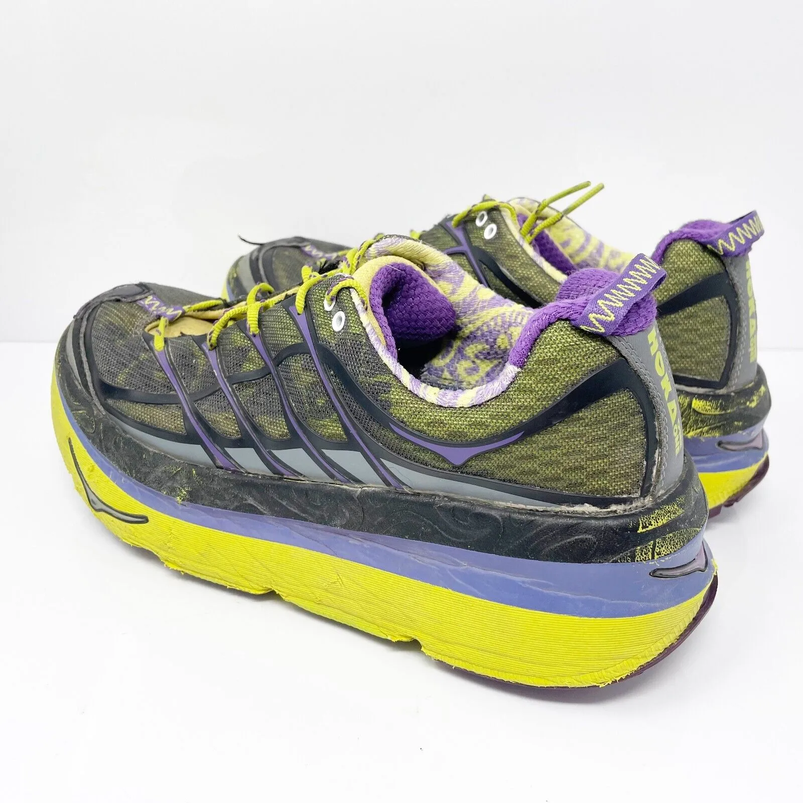 Hoka One One Womens Mafate 3 20109 029 LANP Green Casual Shoes Sneakers Size 9.5