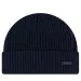 HUGO BOSS 'Umarino' Knitted Beanie Dark Blue