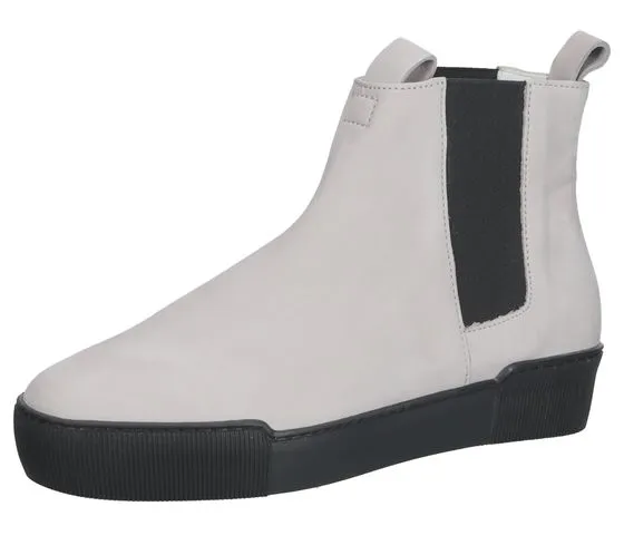 högl chaussures en cuir véritable pour femme, bottines Chelsea intemporelles, chaussures de tous les jours 2-10 3662 gris