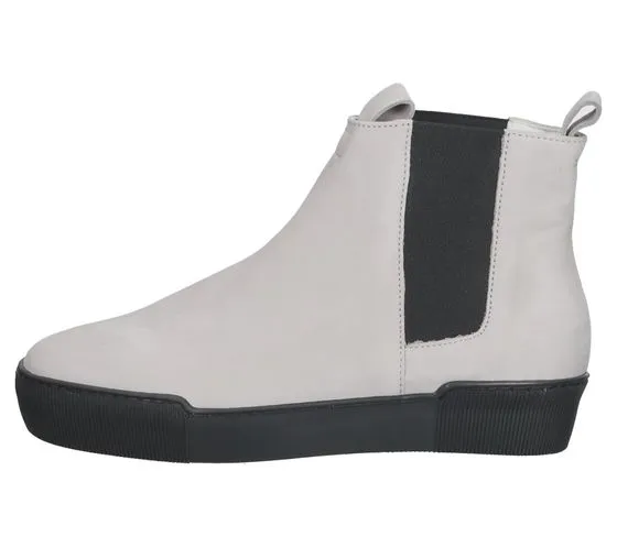 högl chaussures en cuir véritable pour femme, bottines Chelsea intemporelles, chaussures de tous les jours 2-10 3662 gris