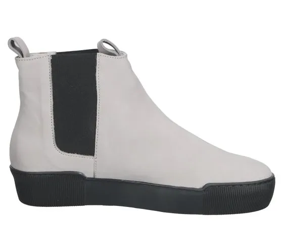 högl chaussures en cuir véritable pour femme, bottines Chelsea intemporelles, chaussures de tous les jours 2-10 3662 gris