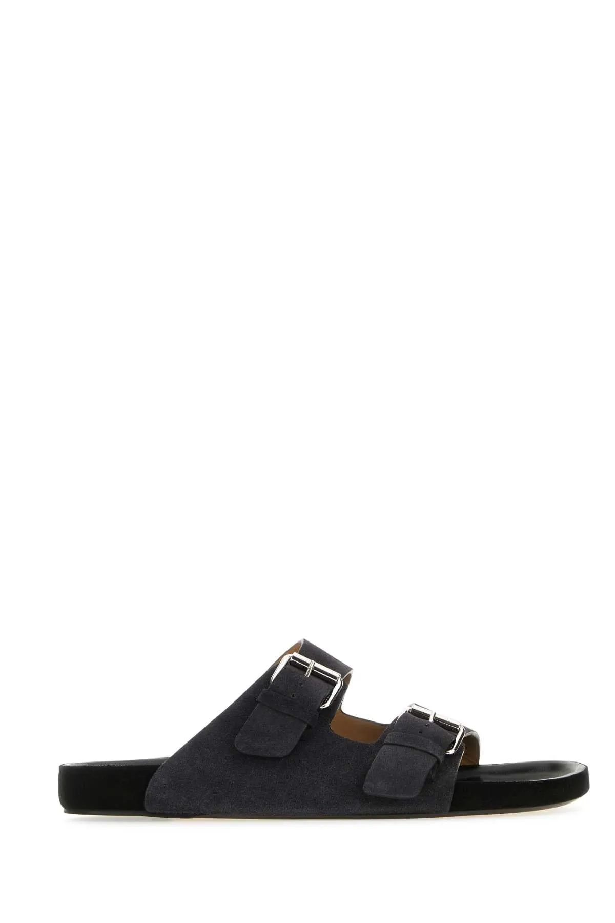 Isabel Marant Slate Suede Lekson Slippers