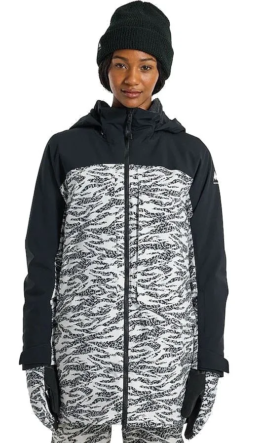 jacket Burton Prowess 2.0 2L - True Black/Zebra Camo - women´s