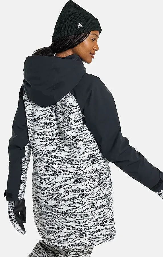 jacket Burton Prowess 2.0 2L - True Black/Zebra Camo - women´s