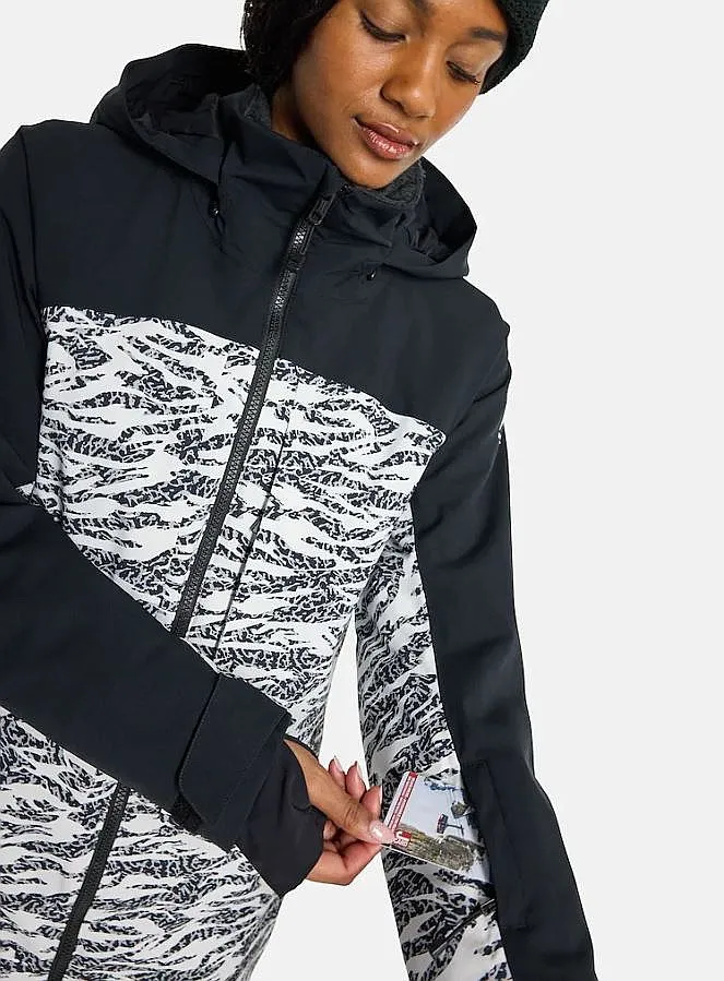 jacket Burton Prowess 2.0 2L - True Black/Zebra Camo - women´s