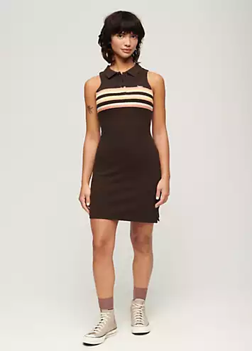 Jersey Polo Mini Dress by Superdry | Look Again