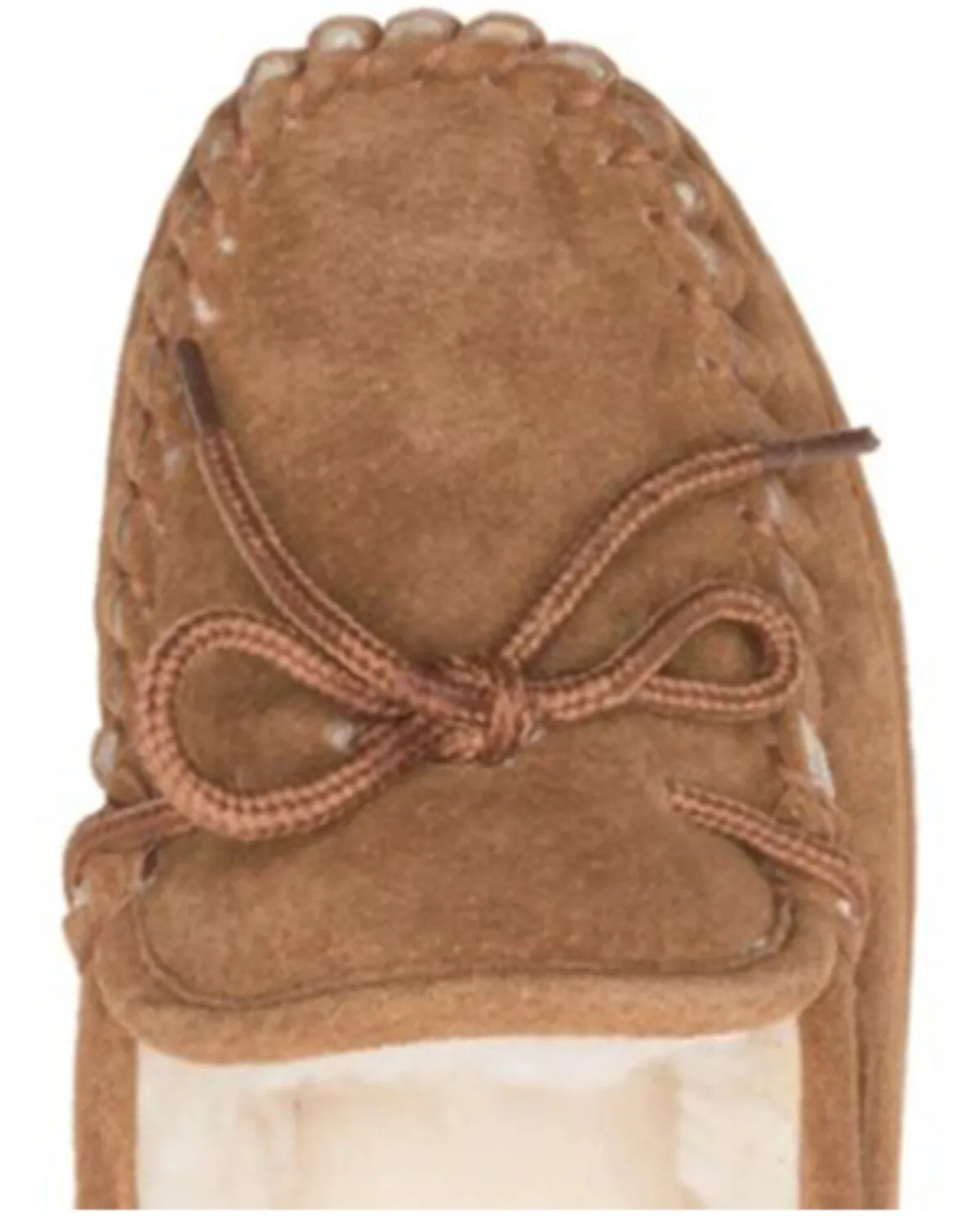 Lamo Footwear Girls' Suede Moccasins