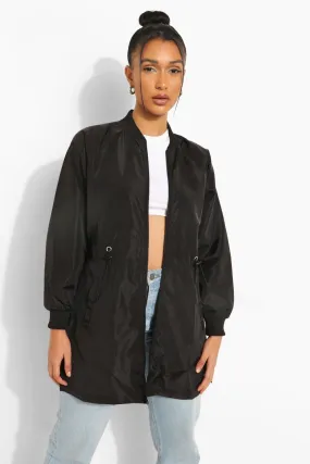 Longline Bomber Jacket