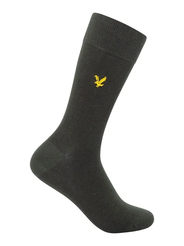 Lyle & Scott 5 Pack Harold Premium Socks - Argyle/Ruby Wine/Stripe/Climbing Ivy/Black