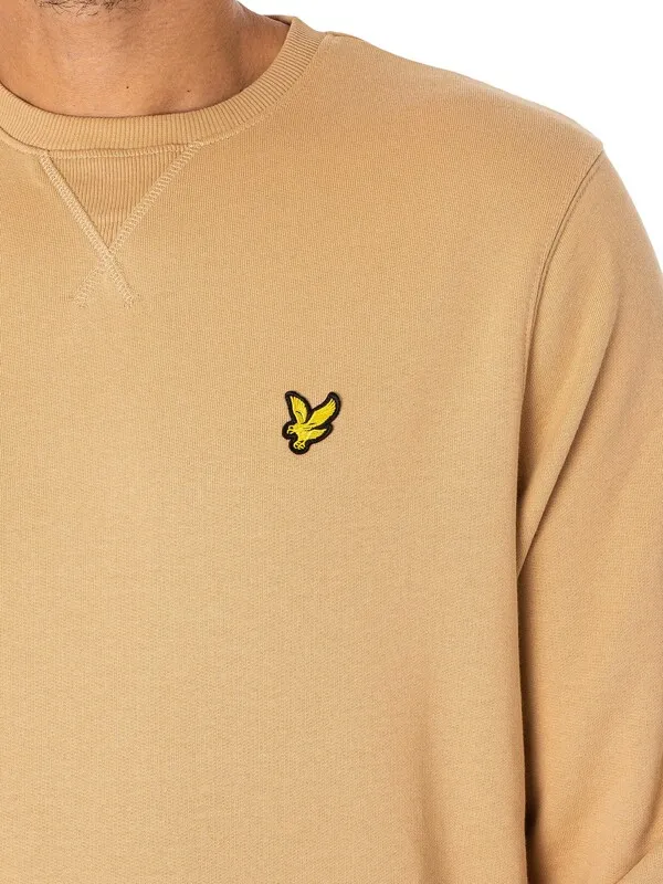 Lyle & Scott Crew Sweatshirt - Cairngorms Khaki