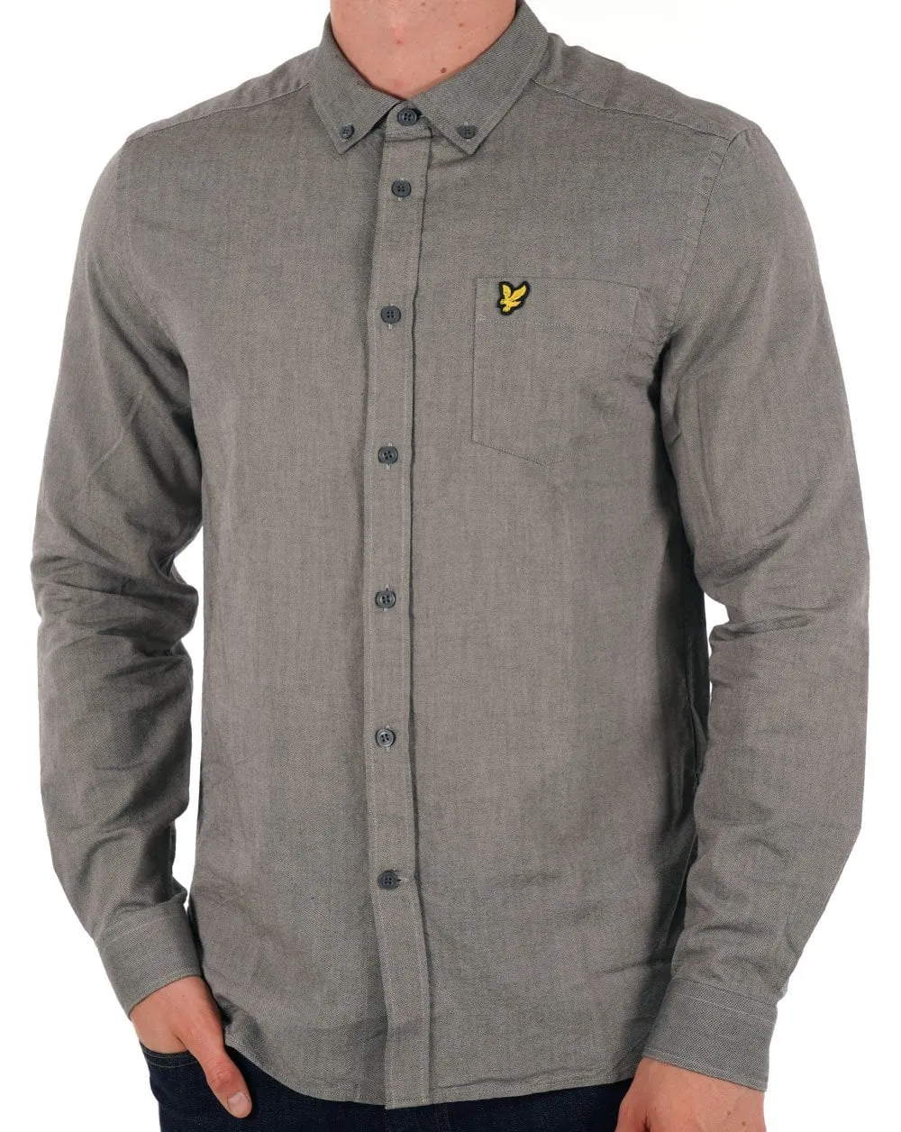 Lyle & Scott Lightweight Oxford Shirt Cove/Mountain Moss