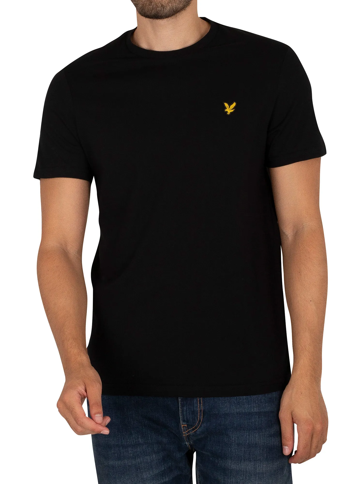 Lyle & Scott Plain Organic Cotton T-Shirt - Jet Black