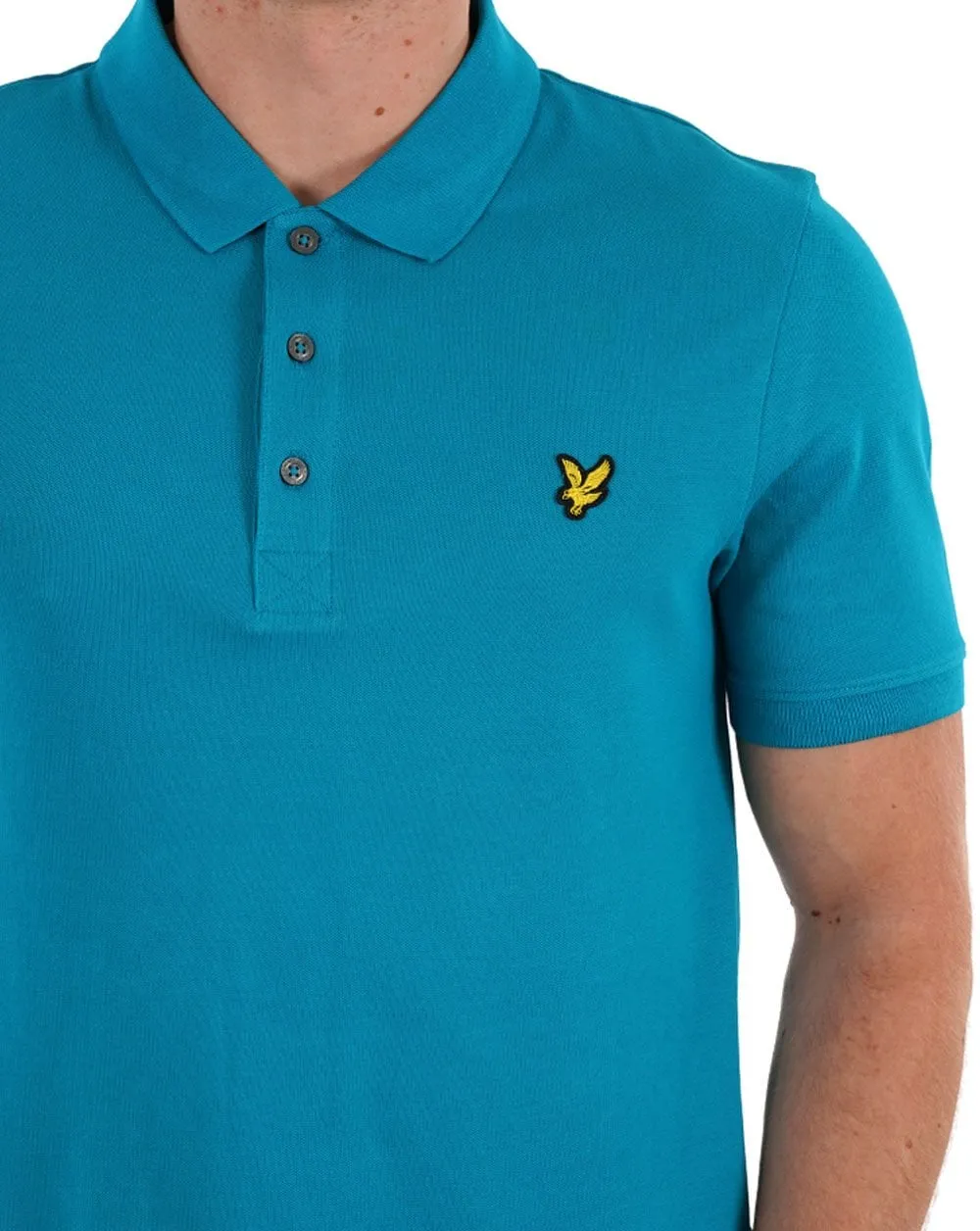 Lyle & Scott Plain Polo Shirt Leisure Blue