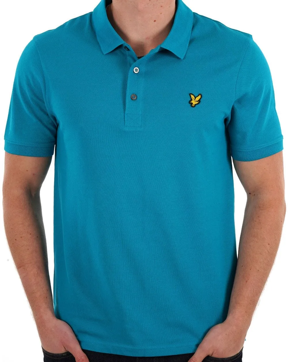 Lyle & Scott Plain Polo Shirt Leisure Blue