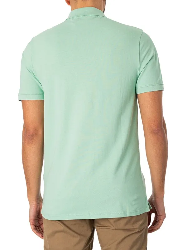 Lyle & Scott Plain Polo Shirt - Turquoise Shadow