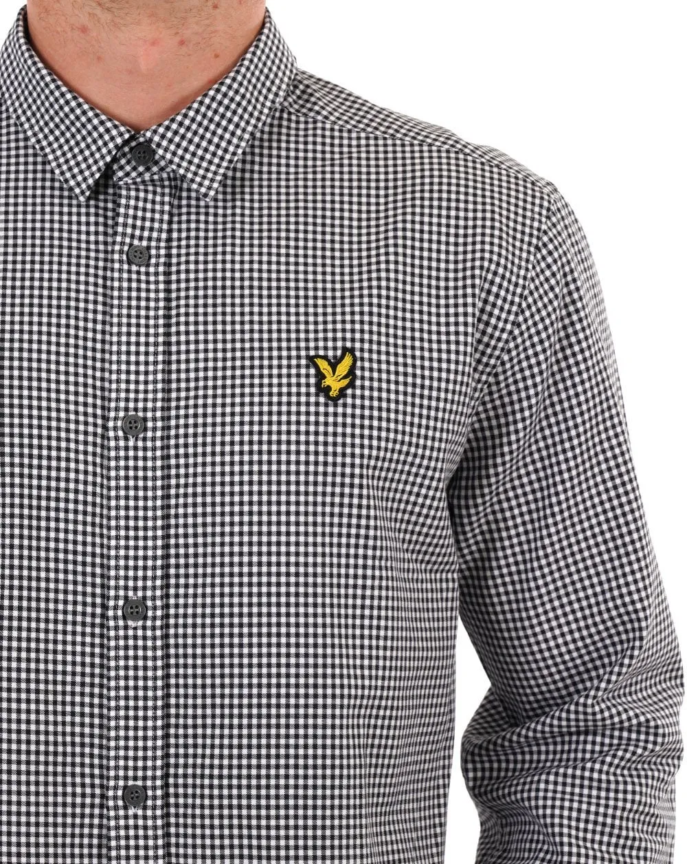 Lyle & Scott Shepherd Check Shirt Dark Navy/White