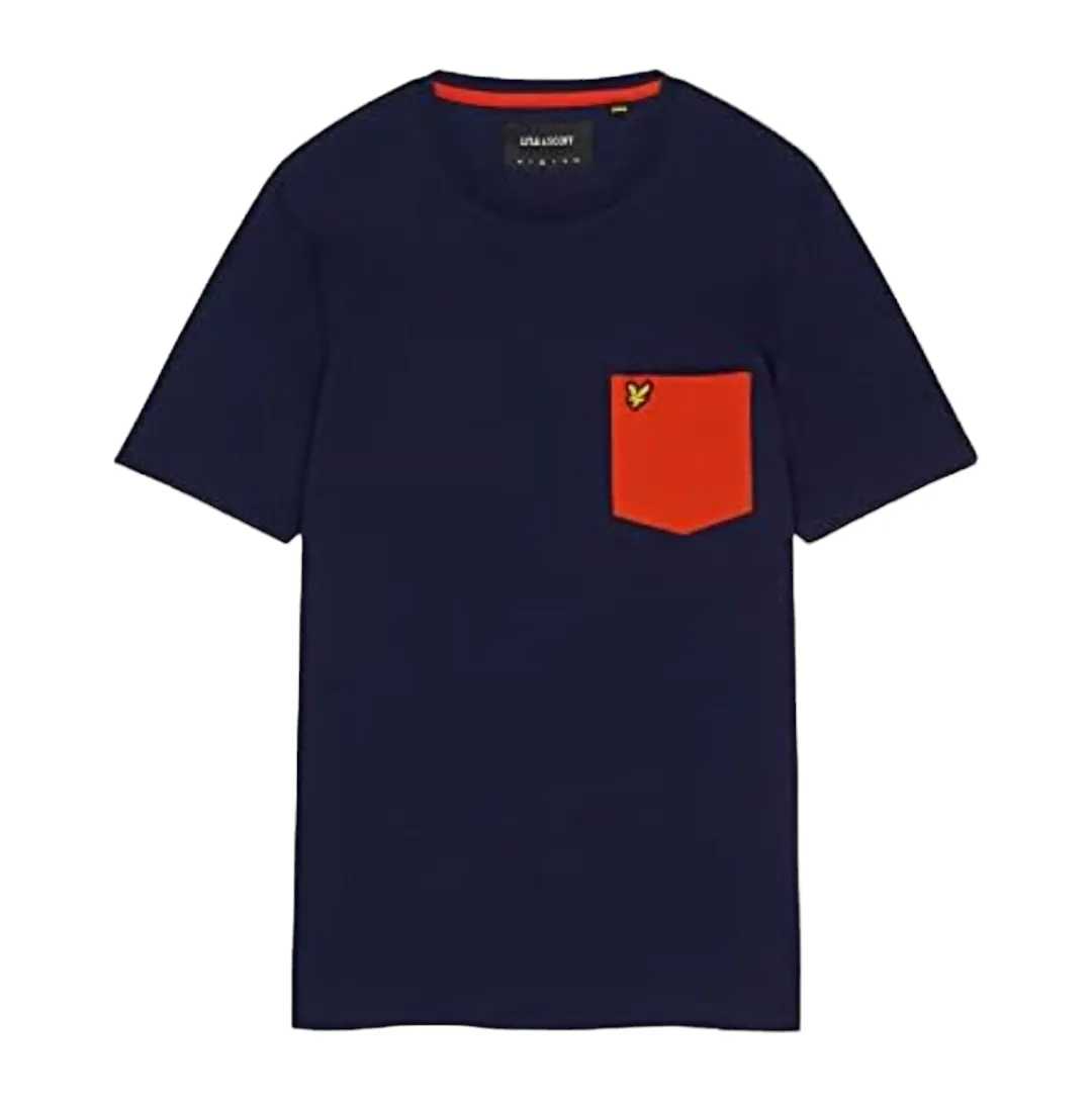 Lyle and Scott Contrast Pocket T-shirt