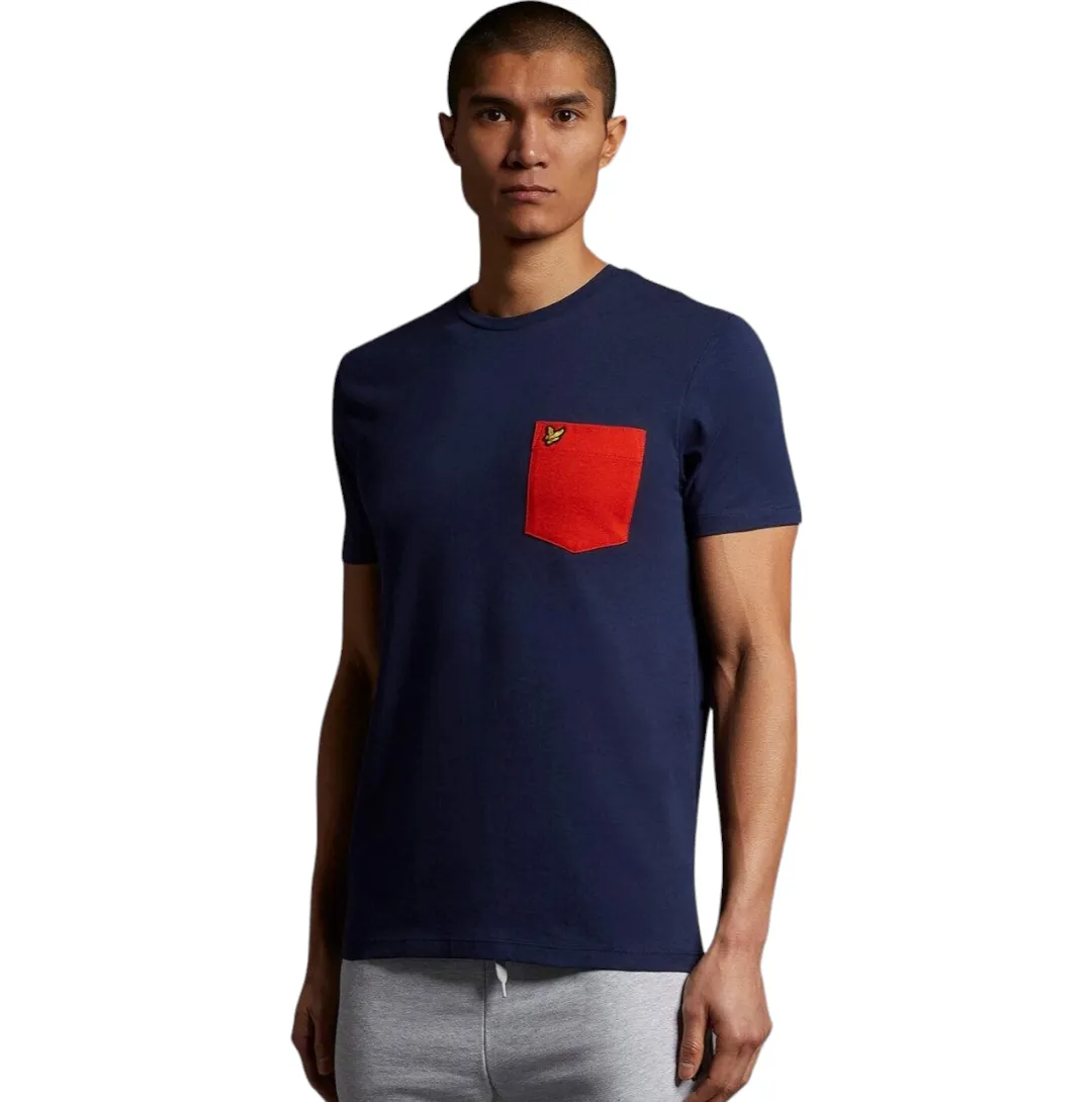 Lyle and Scott Contrast Pocket T-shirt