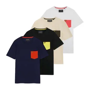 Lyle and Scott Contrast Pocket T-shirt