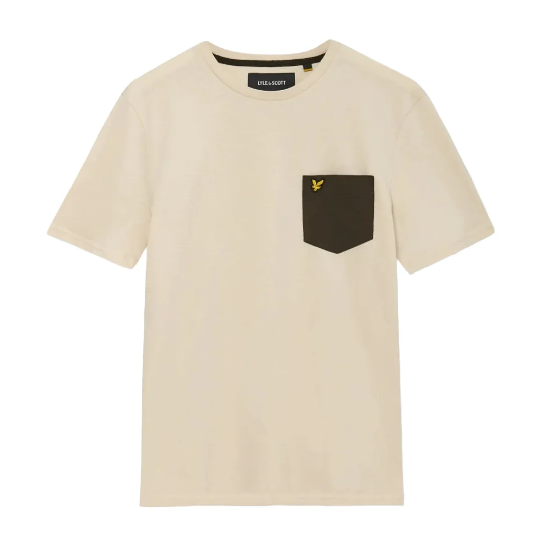 Lyle and Scott Contrast Pocket T-shirt