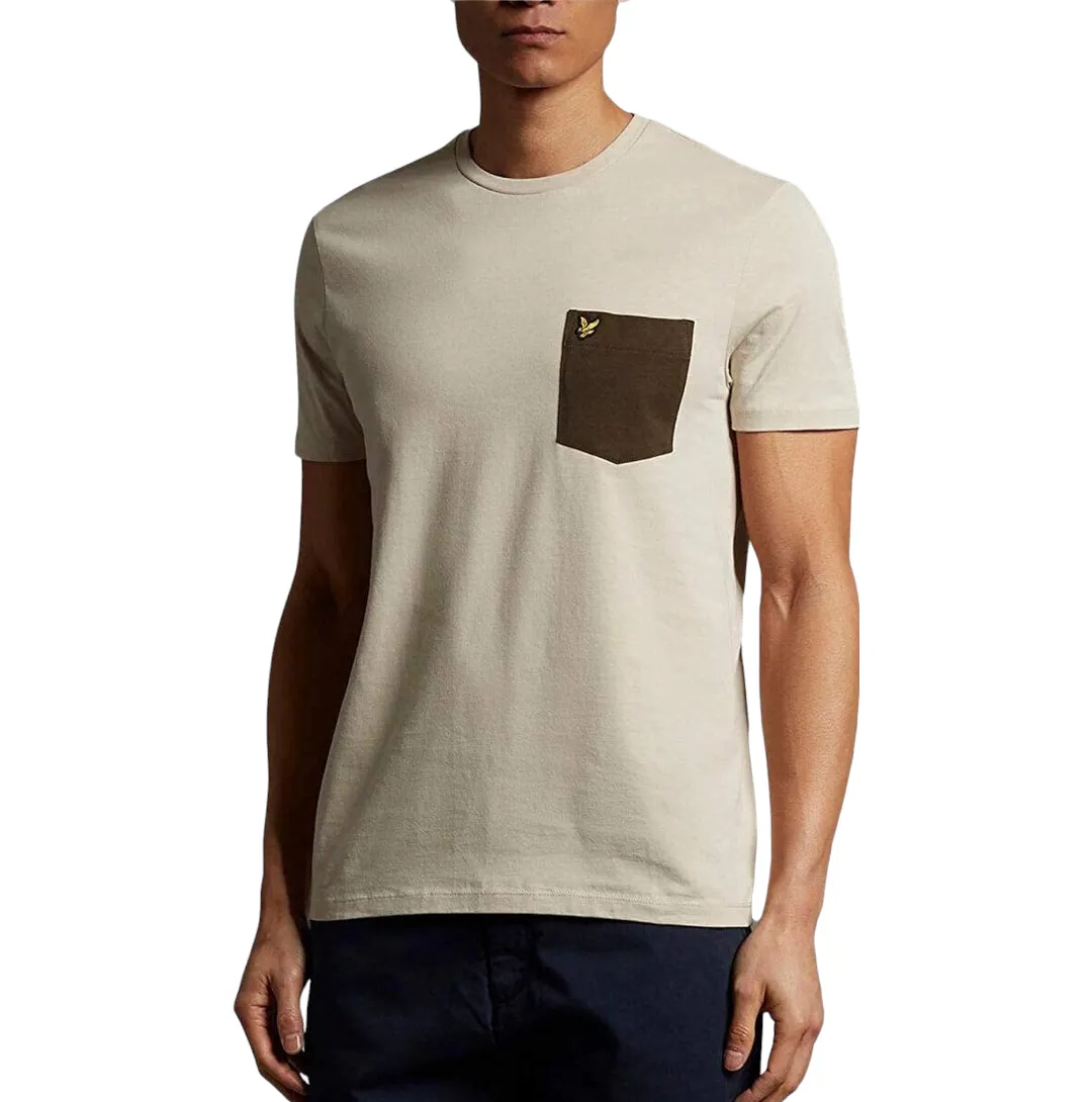 Lyle and Scott Contrast Pocket T-shirt