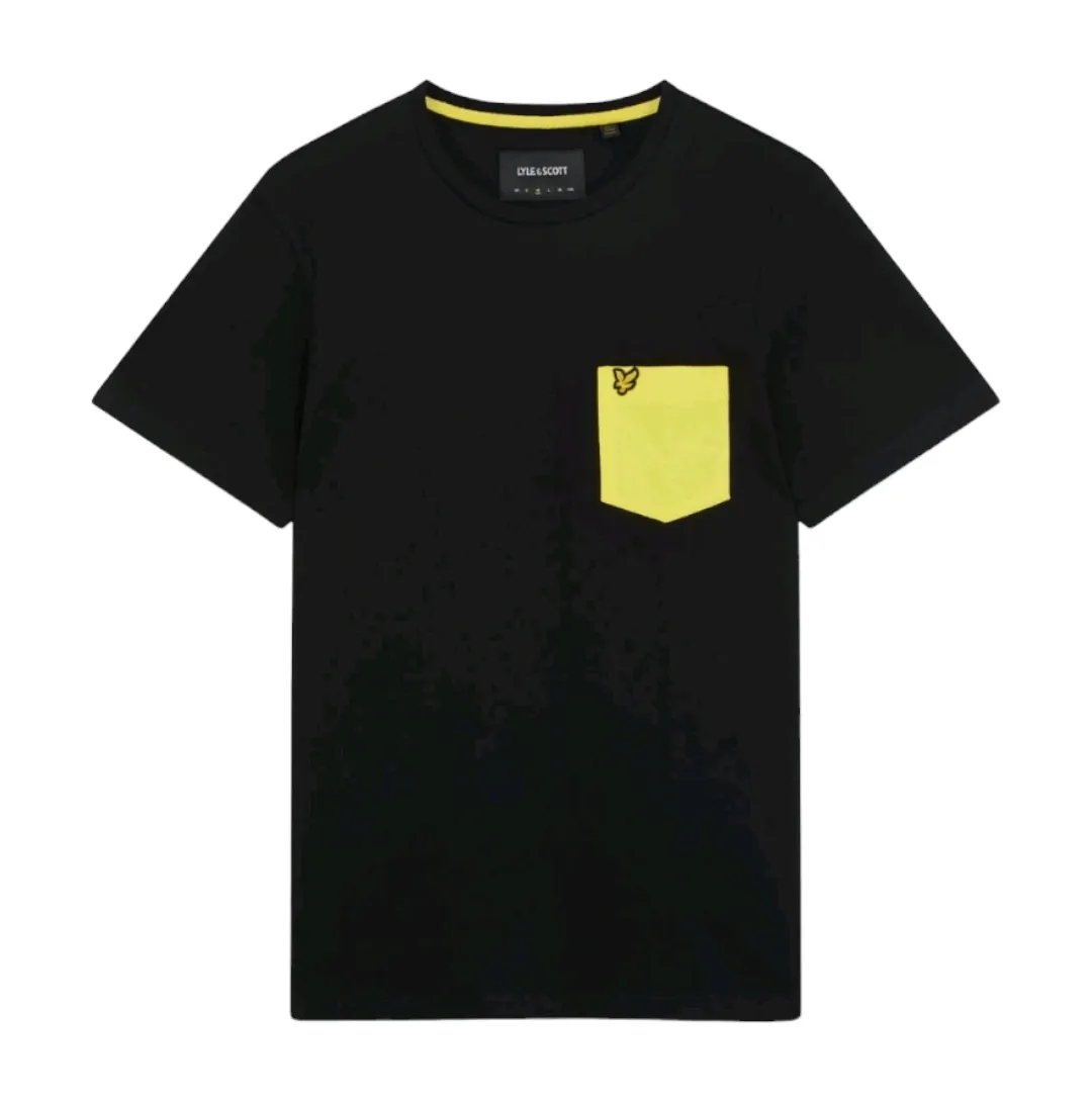 Lyle and Scott Contrast Pocket T-shirt