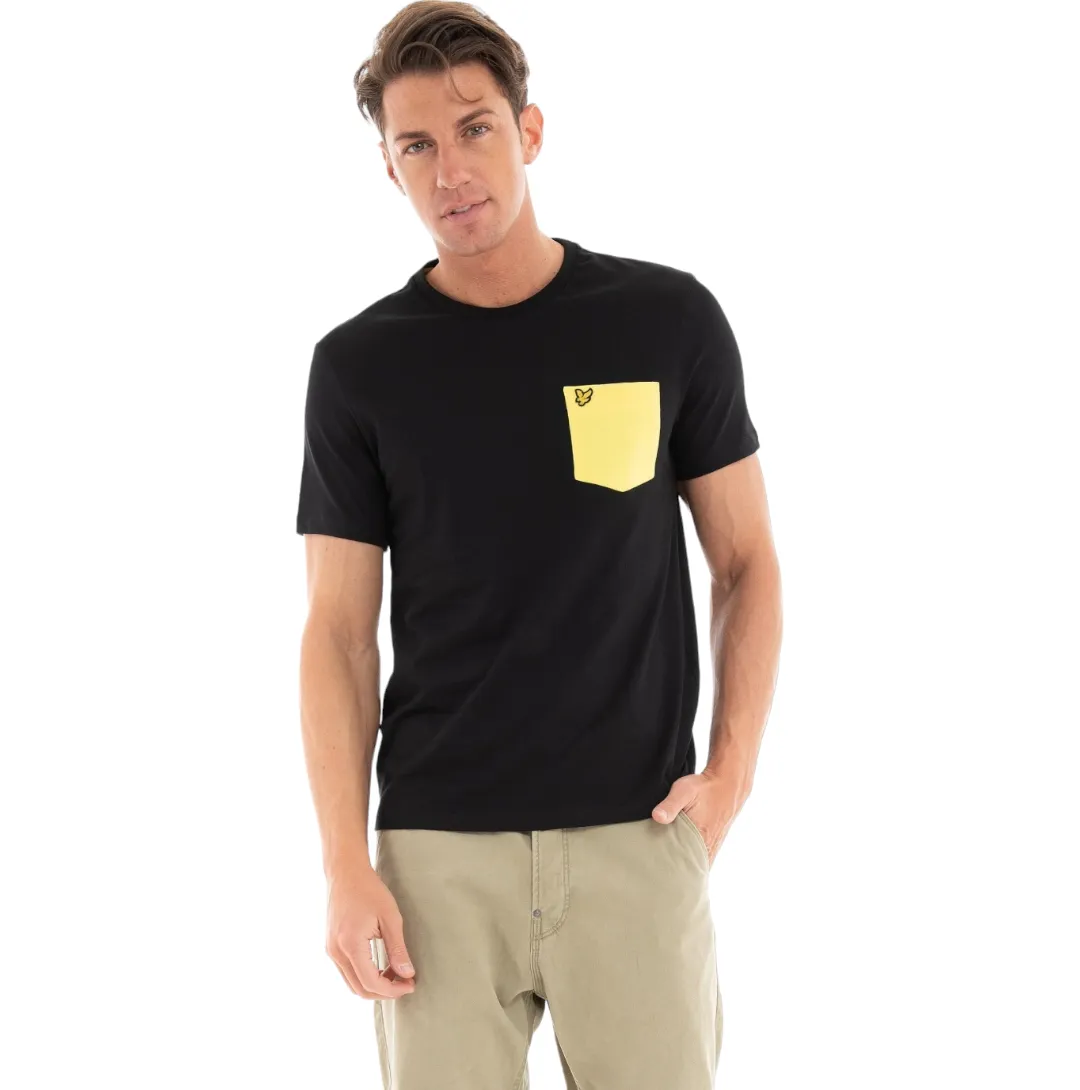 Lyle and Scott Contrast Pocket T-shirt