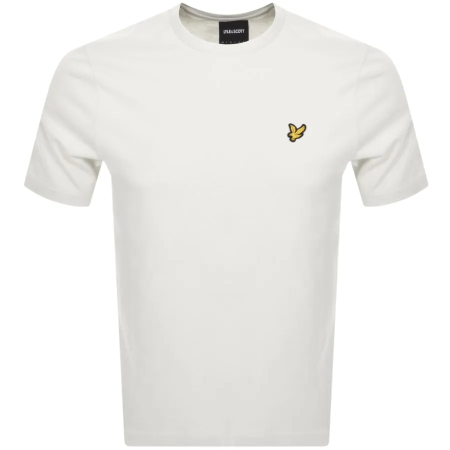 Lyle And Scott Crew Neck T Shirt Off White