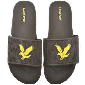 Lyle And Scott Easy Logo Sliders Grey