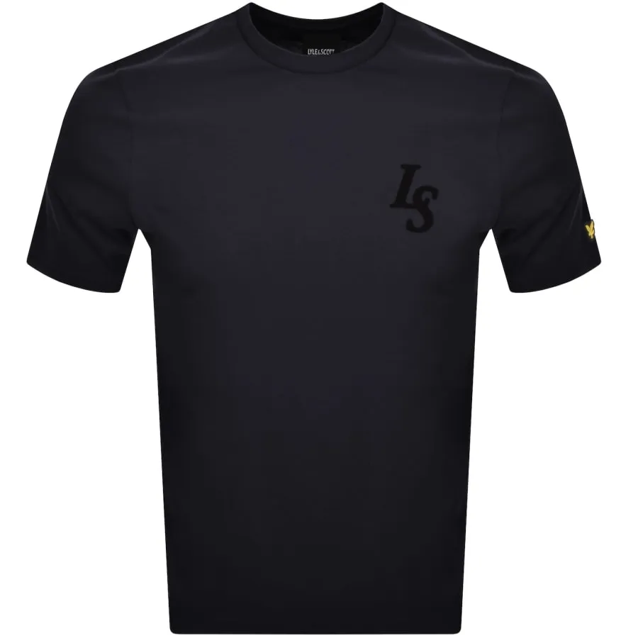 Lyle And Scott Emblem T Shirt Navy