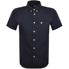 Lyle And Scott Short Sleeve Shirt Navy