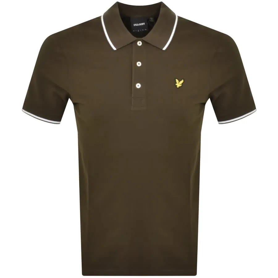 Lyle And Scott Short Sleeved Polo T Shirt Green