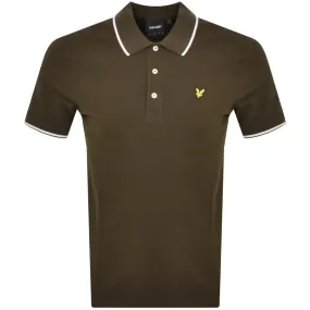 Lyle And Scott Short Sleeved Polo T Shirt Green