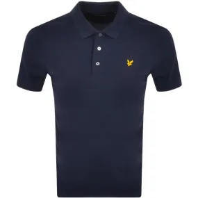 Lyle And Scott Short Sleeved Polo T Shirt Navy