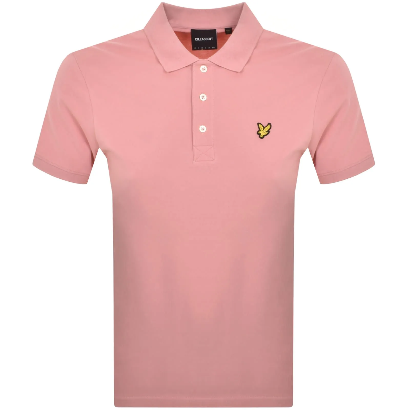 Lyle And Scott Short Sleeved Polo T Shirt Pink